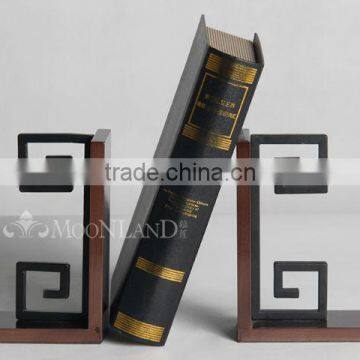 Antique style metal bookends