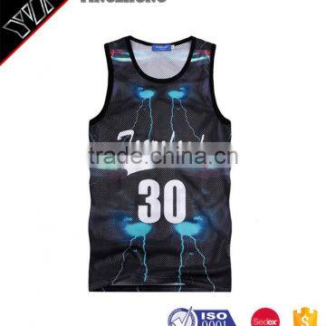 Yingzhong 2016 Wholesale dye sublimation custom printed crop tops stringer vest