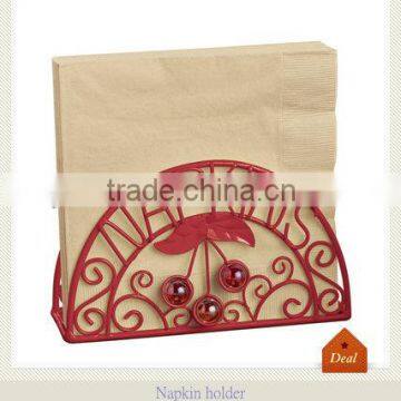 Metal Square Antique Napkin Holder
