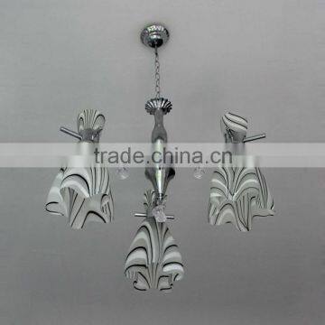 Home decorative glass chandelier light , indoor pendant lamp MD-5115-3