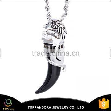 Custom logo Stainless Steel Gay Men Symbo Black Pendant Necklace