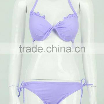 Solid Bikinis Doble Push up Extreme Bikinis Bathing Suits Women photo-6