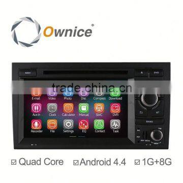 Ownice C200 quad core Android 4.4 & Android 5.1 Car Radio GPS player for Audi A4 S4 Support OBD DVR