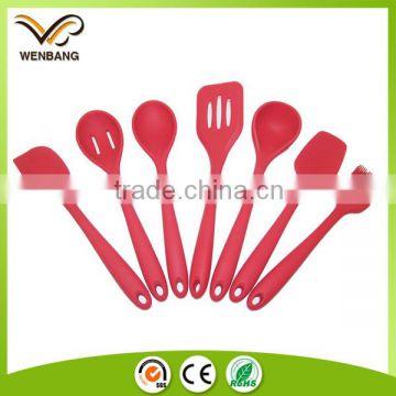 7 pieces silicone nylon german cooking utensil set