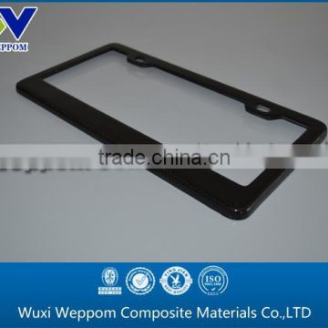 Export To Europe And America,Newest Carbon Fiber Car License Plate Frame