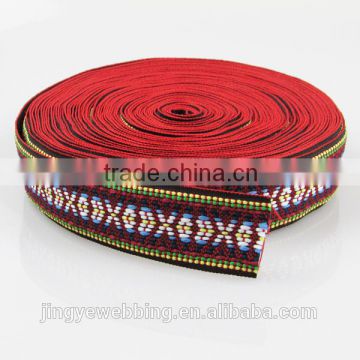 Garment Accessories polyester jacquard webbing with fashion logo