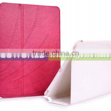 For New Apple iPad Air PU Leather Case Cover and Flip Stand in Stock