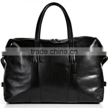 men's genuine leather bag real cow leather travel bag