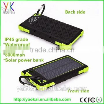 2015 new Solar Power Bank 8000mah for vatop