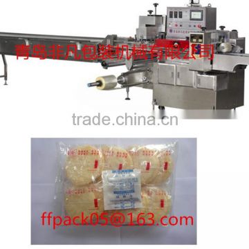 Full- Automatic Horizontal Bread, Snow Cake Flow Packing/ Packaging Machine with Servo Motor