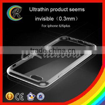  China phone case case for iphone 6 plus TPU 0.3mm case