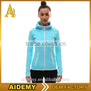 women fitness wear hoodie wholesale gym zipper seamless hoodies