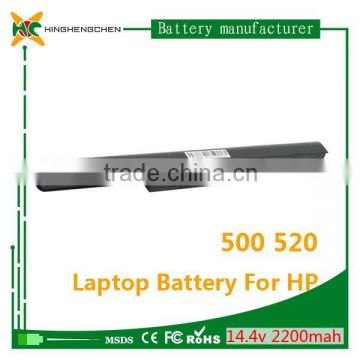 Laptops wholesale bulk for HP 500 520 notebook battery