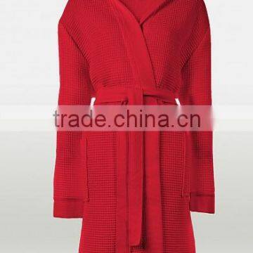 2016 NEW flannel robe coral fleece robe 100% polyester plush bathrobe for women warm sleepwear