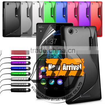 Ultra High Quality S Line soft TPU case for Wiko Ridge Fab 4G TPU case Factory price
