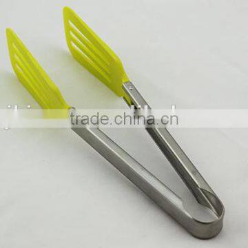 Nice Looking Stainless Steel and Nylon Cover Candy Serving Tongs