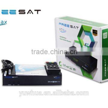 digital satellite receiver dvb S2 dvb-s2 android 4k set top box Freesat V7 Max TV box