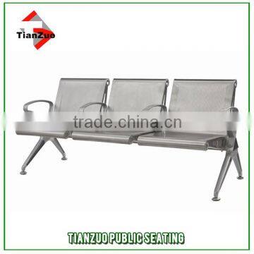 3 Seater heavy duty stainless steel airport seat