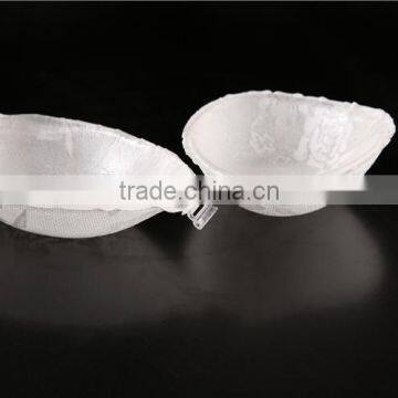 Latest Design Backless Self Adhesive Seamless Paded Breast Lace Cloth Bra photo-2