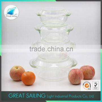 Heat Resistant High borosilicate glass Crystal Pot