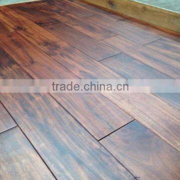 Solid small leaf and large leaf Acacia(Asian Walnut) Hardwood Flooring