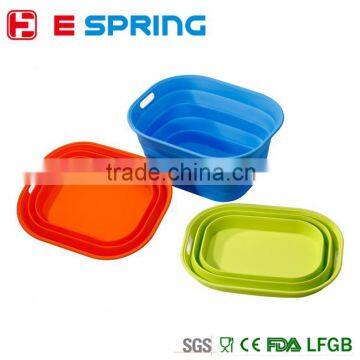 Functional fish cookware basket silicone vegetable storage