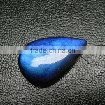 Natural Labradorite Cabochon Pear Cut Amazing Color and Fire