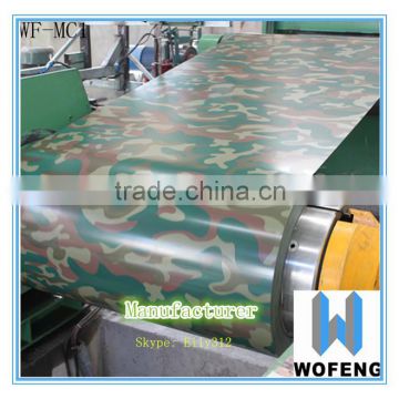 camouflage prepainted galvanized steel sheet for building materials