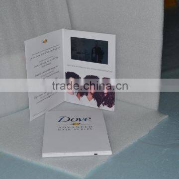 Special Design LCD Video Greeting Card LCD Video Brochure Digital Video in Folder With Customized Printing photo-6