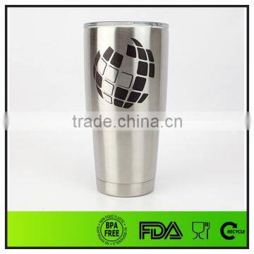 eco-friendly 30oz stainless steel double wall vacuum insulated tumbler