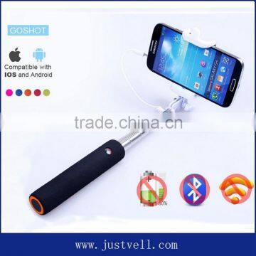 Wired Selfie Stick no Need Bluetooth Mini Selfie Stick Mobile Selfie Stick With Cable photo-6