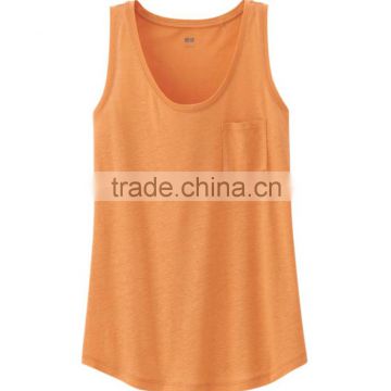 Customised cotton Tank top. men racer back singlet,