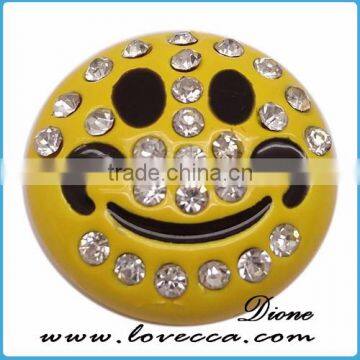 Crazy hot jewelry glass snap buttons