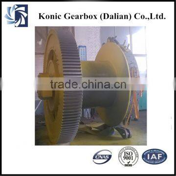 Electronic boat transmission marine winch gearbox