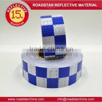 Checkerboard Pattern Reflective Barrier Tape