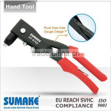 Auto Hold Design Alloy Steel Plate Heavy Duty Hand Riveter