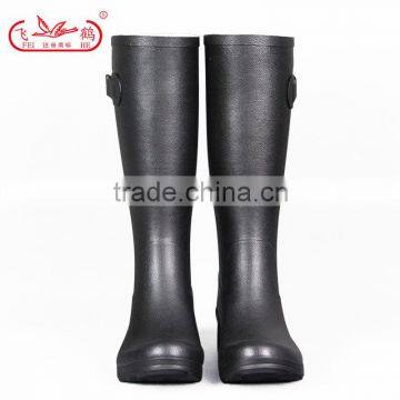 womens black rubber rain boots