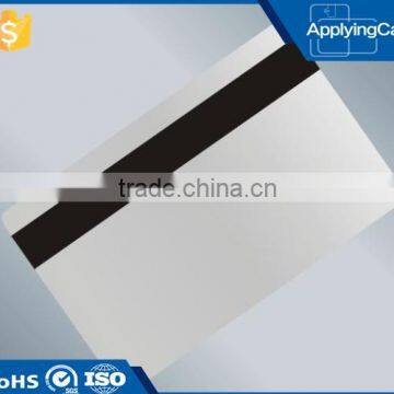 2016 Customized design new plastic magnetic stripe card with hico from China alibaba