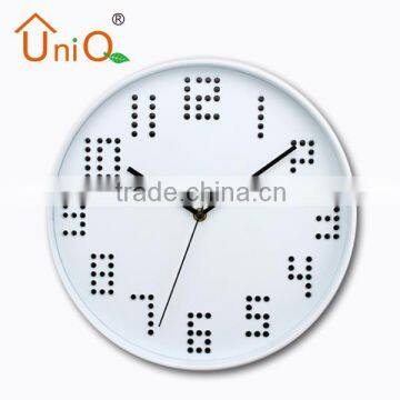 12 hour analog wall clock