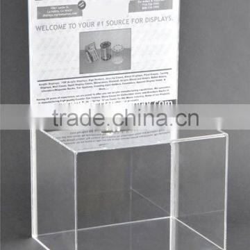 Wholesale Acrylic Collection Buckets With Lids photo-2