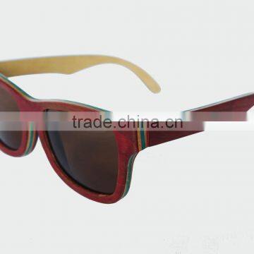 good Quality Skateboard Sunglasses eco-friend handmade skateboard sunglasses