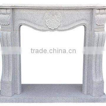 hand carved stone Fireplace