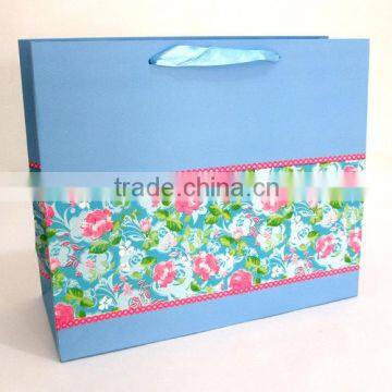 white card paper shopping gift bag