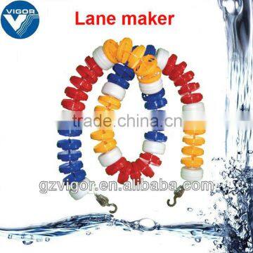 Olympic standard swimming pool lane rope 20cm with hook pool lane rope