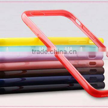 Colorful Frame with clear TPU phone case for iphone 6S