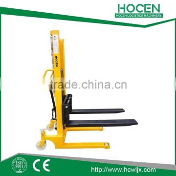 1500kg, lifting height 1600mm hydraulic manual forklift truck