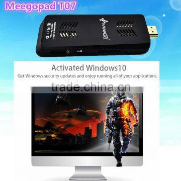 2015 Arrival! meegopad t07 mini pc 2g 32g quad core window pc meegopad t07 WiFi Bluetooth super mini pc