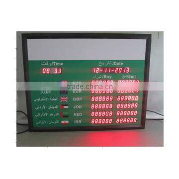 2016 Hot New Product Express Led Exchange Rate Board photo-2