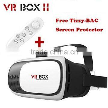 2016 Hot VR BOX Version Virtual Reality Glasses Rift Google Cardboard 3D Glasses Movie for 3.5" - 6.0" Smart Phone