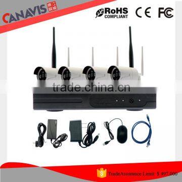 Wholesale!2016 New hot selling cctv waterproof security wifi 4ch 1080P 2 megapixel wireless connection hd ip video camera kit